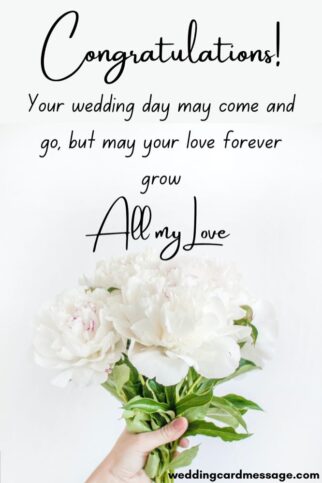 51 Wedding Congratulations Messages - Wedding Card Message