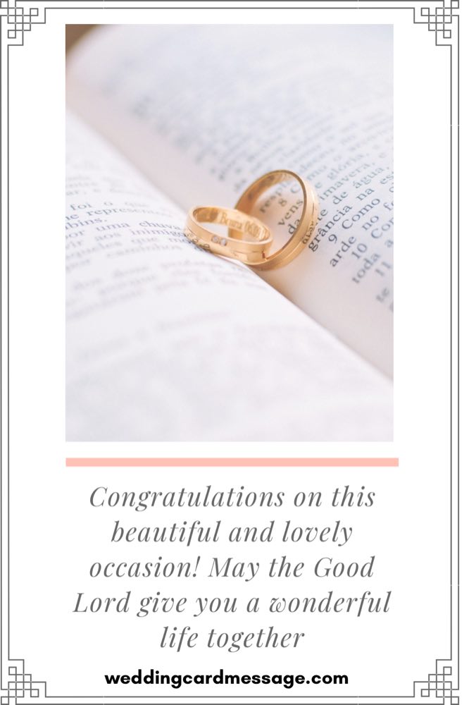 78 Religious Wedding Wishes and Messages - Wedding Card Message