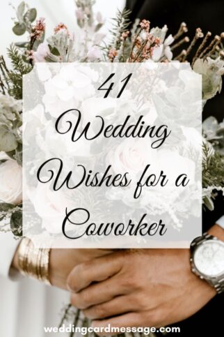 43 Wedding Wishes for a Coworker - Wedding Card Message