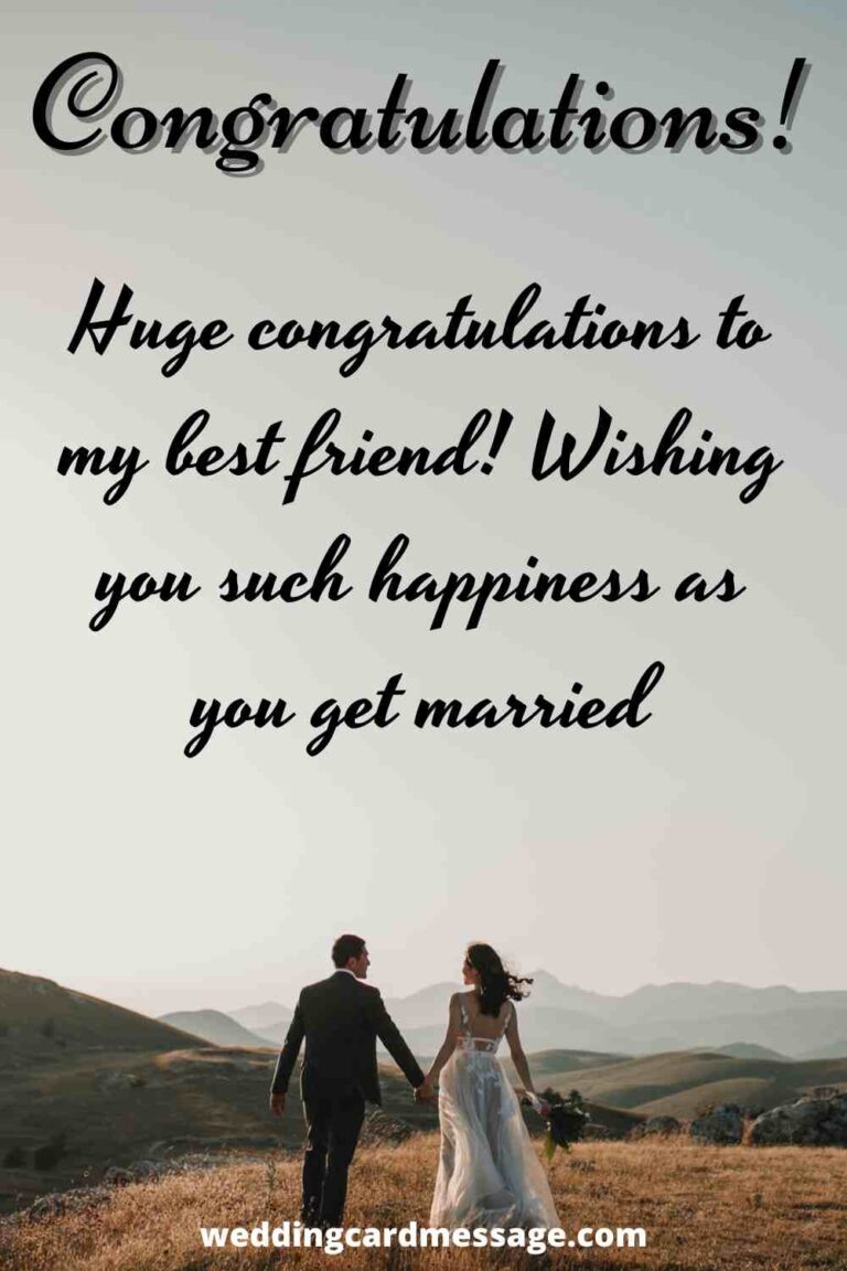 wedding message for your best friend