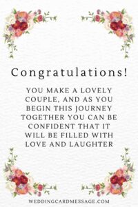 Heartfelt Wedding Wishes for your Uncle - Wedding Card Message